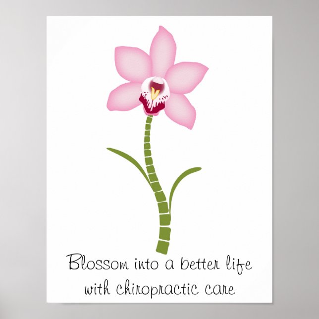 Chiropraktic Orchid Poster (Framsidan)