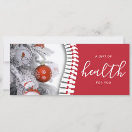 Chiropraktic Red Spine Helgdag Gift Certificate