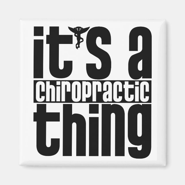 Chiropraktic Sak Magnet (Framsidan)