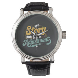 Chiropraktic Student Motivation Spine Quote Armbandsur