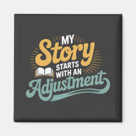 Chiropraktic Student Motivation Spine Quote Magnet