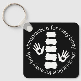 Chiropraktik är avsett för varje kropp nyckelring