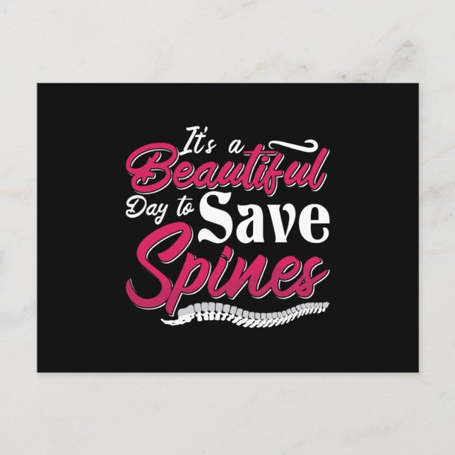 Chiropraktik är en vacker dag-Chiropraktor Vykort (Framsida)