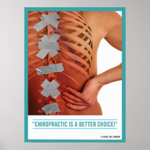 Chiropraktik är ett bättre val poster