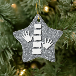 Chiropraktik/Chiropractor-julprydnad Julgransprydnad Keramik
