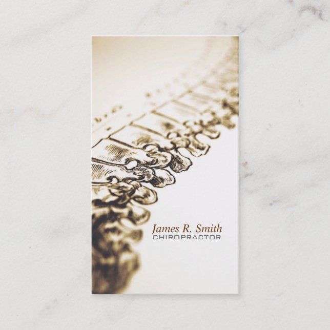 Chiropraktik, Chiropraktor, Health Clinic Visitkort (Framsida)