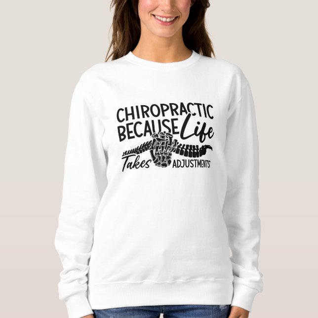 Chiropraktik för Life Spine Chiro Chiropractor T Shirt (Framsida)
