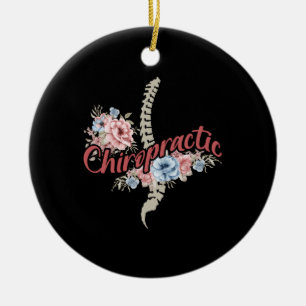 Chiropraktik Julgransprydnad Keramik