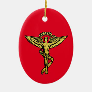 Chiropraktik Medicinsk symbol Jul Ornament