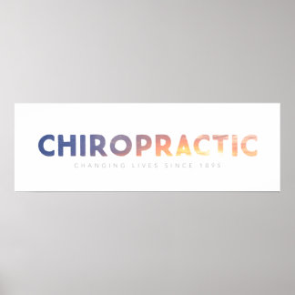 Chiropraktik - nytt liv sedan 1895 poster