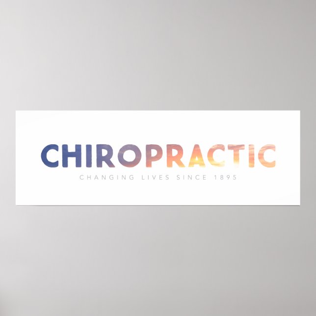 Chiropraktik - nytt liv sedan 1895 poster (Framsidan)