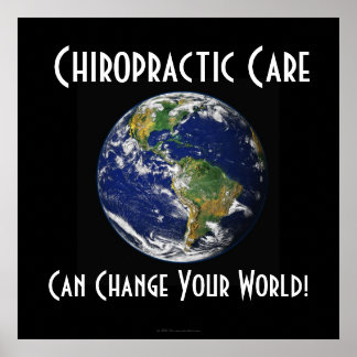 Chiropraktik Poster: Kan ändra BIG-BIG för din vär Poster
