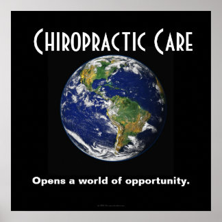 Chiropraktik Poster: Öppnar en värld av möjlighete Poster