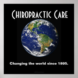 Chiropraktik Poster: Världen har förändrats sedan Poster