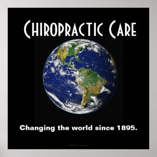 Chiropraktik Poster: Världen har förändrats sedan  Poster