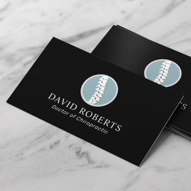 Chiropraktik Professionell av ryggradsvätska Logot Visitkort (Skapare uppladdad)