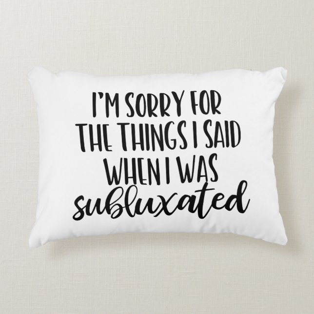 Chiropraktik Prydnadskudde (Framsidan)