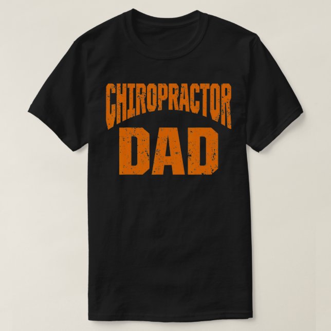 Chiropraktik Ryggbehandling Pappa Spinal Chiroprac T Shirt (Design framsida)