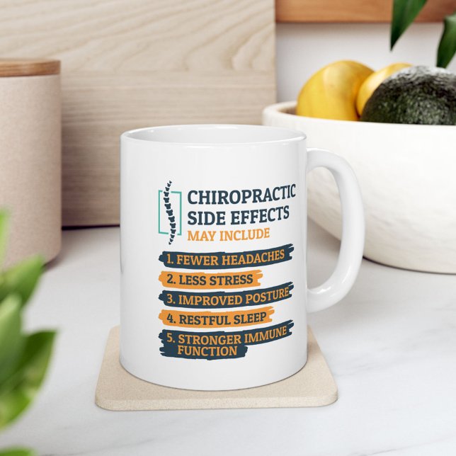 Chiropraktika Biverkningar Chiroprator Gag Jumbo Mugg (Chiropractic White Jumbo Mug Chiropractor Doctor Keepsake)