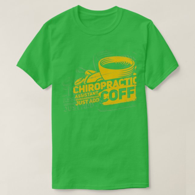 Chiropraktisk assistent t shirt (Design framsida)