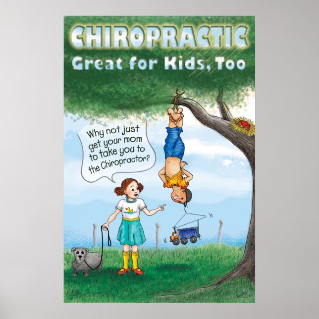 Chiropraktisk för barn poster (Framsidan)