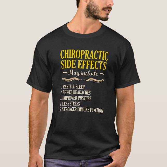Chiropraktiska biverkningar Chiropraktor Surgeon G T Shirt (Framsida)