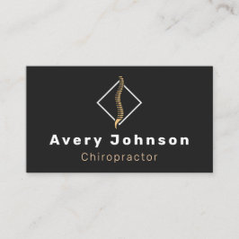Chiropraktor Chiropraktic Elegant Rin Visitkort
