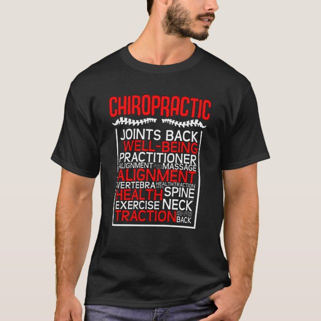 Chiropraktor leder tillbaka komplementmedicin tä t shirt (Framsida)