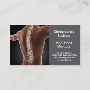 Chiropraktorer Affärskort Visitkort