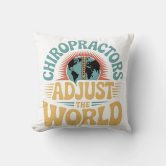 Chiropraktorer Justera World Retro Design Kudde