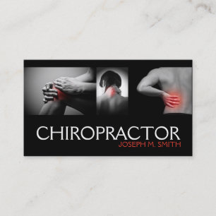 Chiroprator Chiropraktic Health Affärskort Visitkort