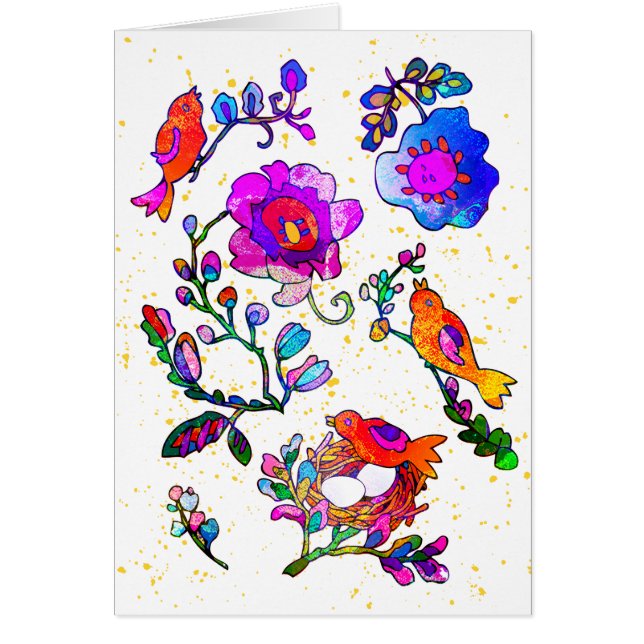 "Chirp Hälsningskort (Framsidan)