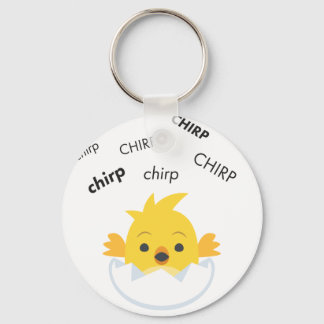 Chirp Hatching Chick Cute Emoji Nyckelring