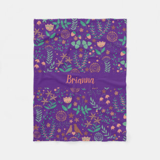 Chirpy Bird Blanket för Spädbarn, barn och Vuxnor Fleecefilt