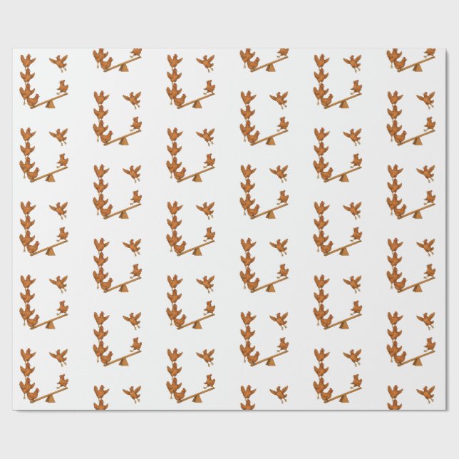 Chirpy Chickens acrobat squad Presentpapper (Platt)