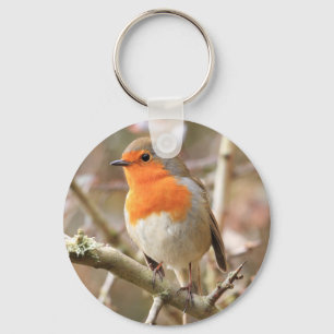 Chirpy Robin Nyckelring