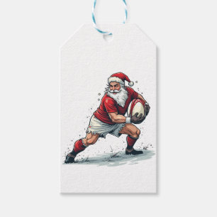 Chirstmas Fantasy Football Spela Jultomten Presentetikett