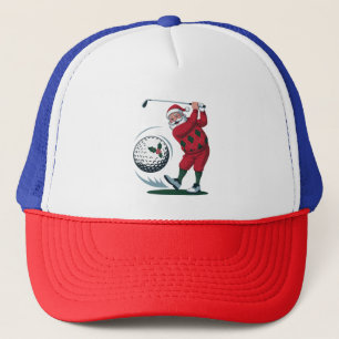 Chirstmas Fantasy Golf Spela Jultomten Keps