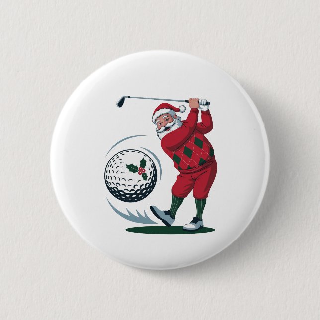 Chirstmas Fantasy Golf Spela Jultomten Knapp (Framsida)