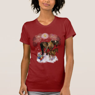 Chirstmas mare- och coltskjortor t shirt