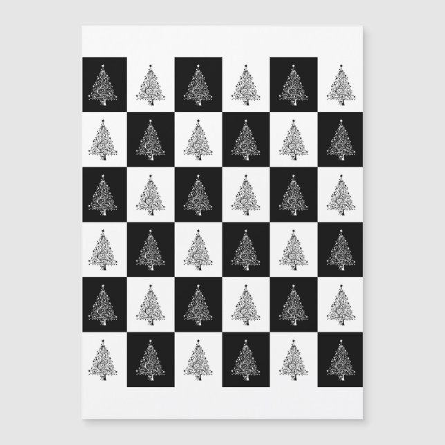 Chirstmas Träd Chess Helgdag Card (Framsida)