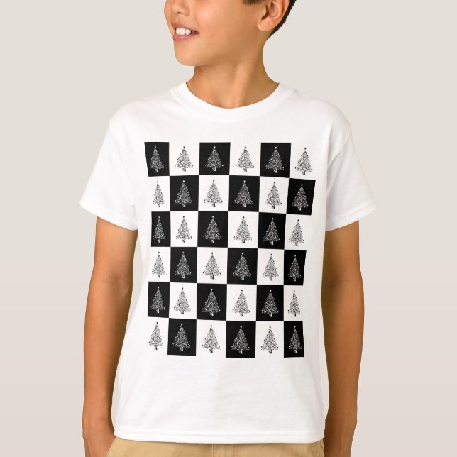 Chirstmas Träd Chess Tröja (Framsida)