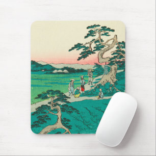 Chiryuu, Japan: Vintage Ukiyo-e Woodblock Skriv ut Musmatta