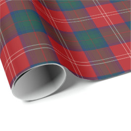 Chisholm Family Tartan Red Scottish Play Presentpapper