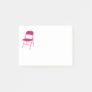 Chisholm Fotnoter till fällstolar SHOCK ROSA Post-it Block