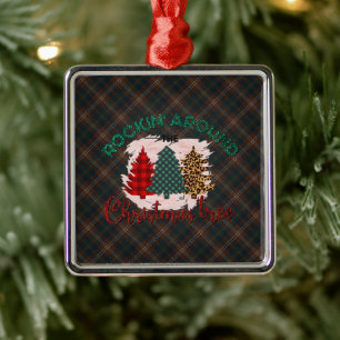 Chisholm Hunting Modern Original Scottish Tartan Julgransprydnad Metall