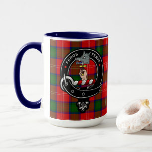 Chisholm Klan Badge & Wrap Around Tartan Mugg