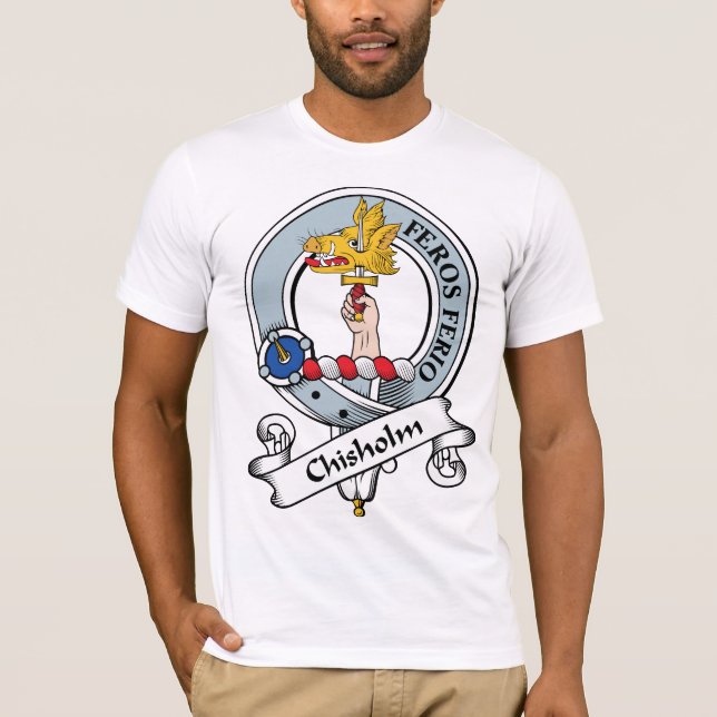 Chisholm klanemblem t-shirt (Framsida)
