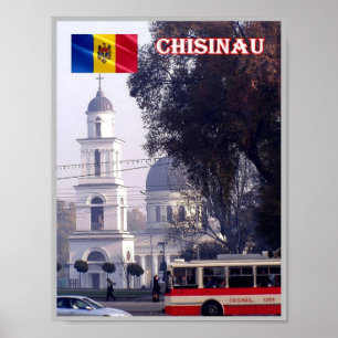 Chisinau - Moldavien - Centre - Poster