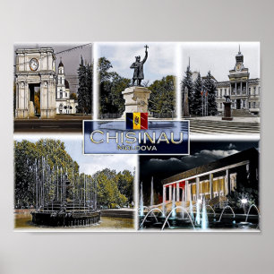 Chisinau - Moldavien - Mosaic - Poster